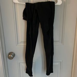 Hollister black ripped skinny jeans